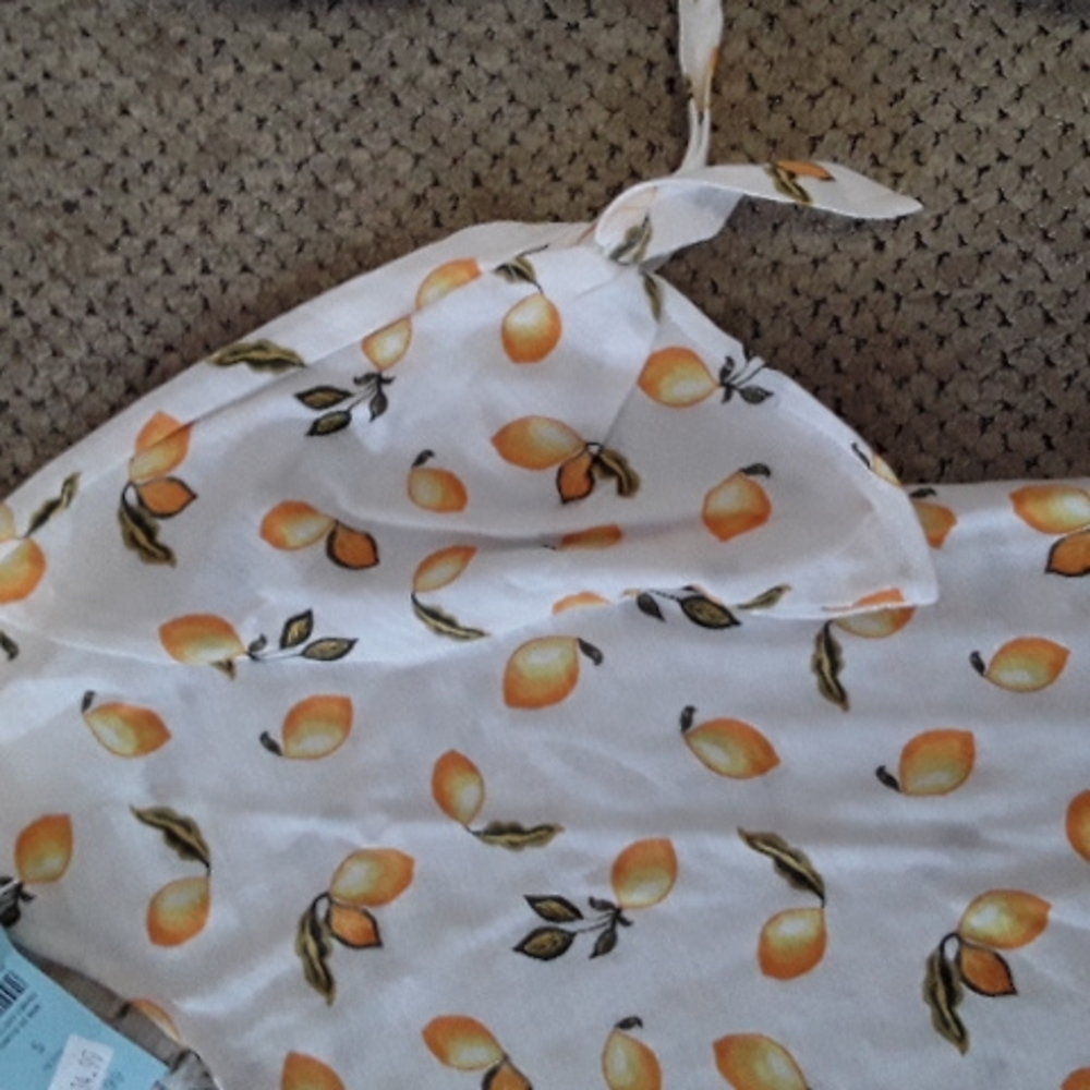 Loft lemon button front tee - Picture 3 of 3